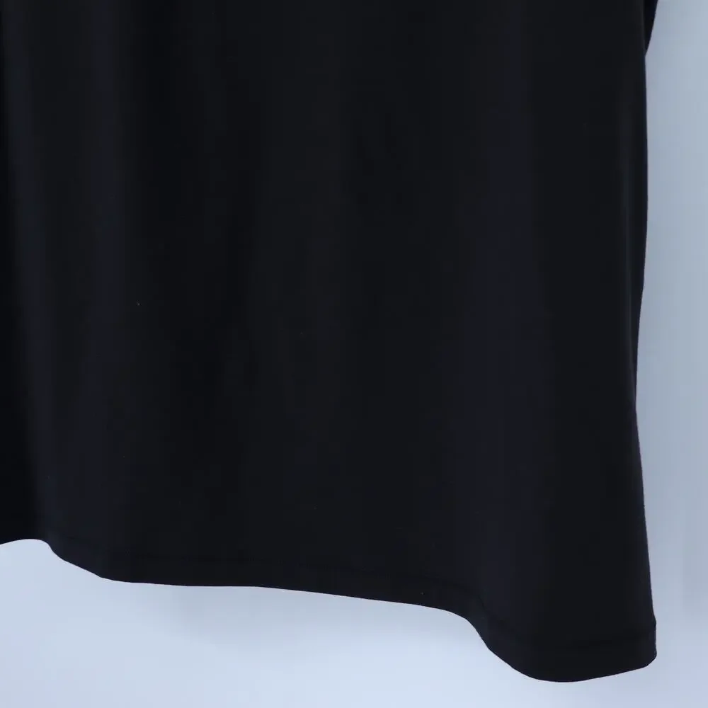 Lululemon Jersey Training Muscle Tank Black Wordmark Active Top Women's 12